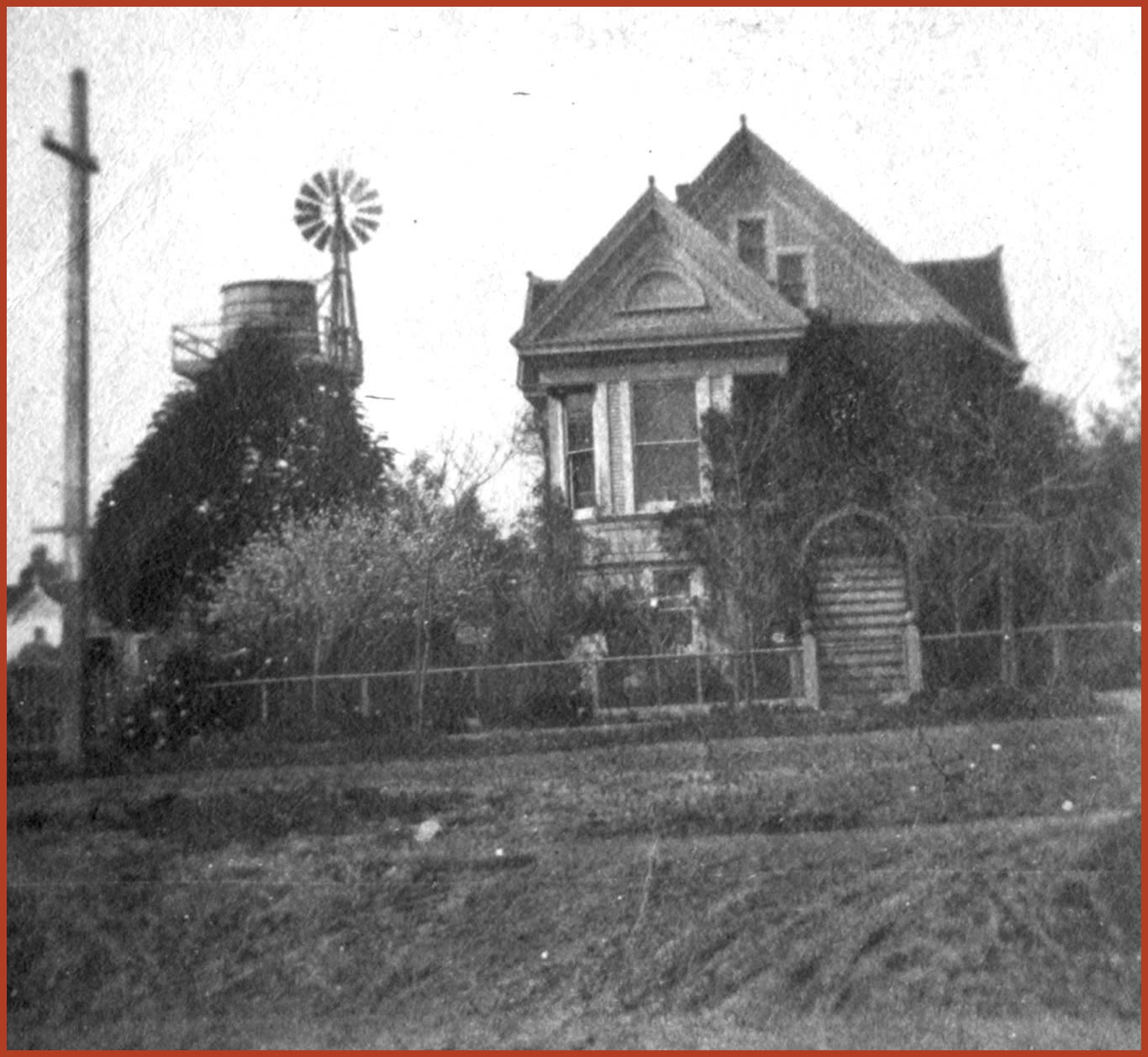 The Tape family home on Russell Street.