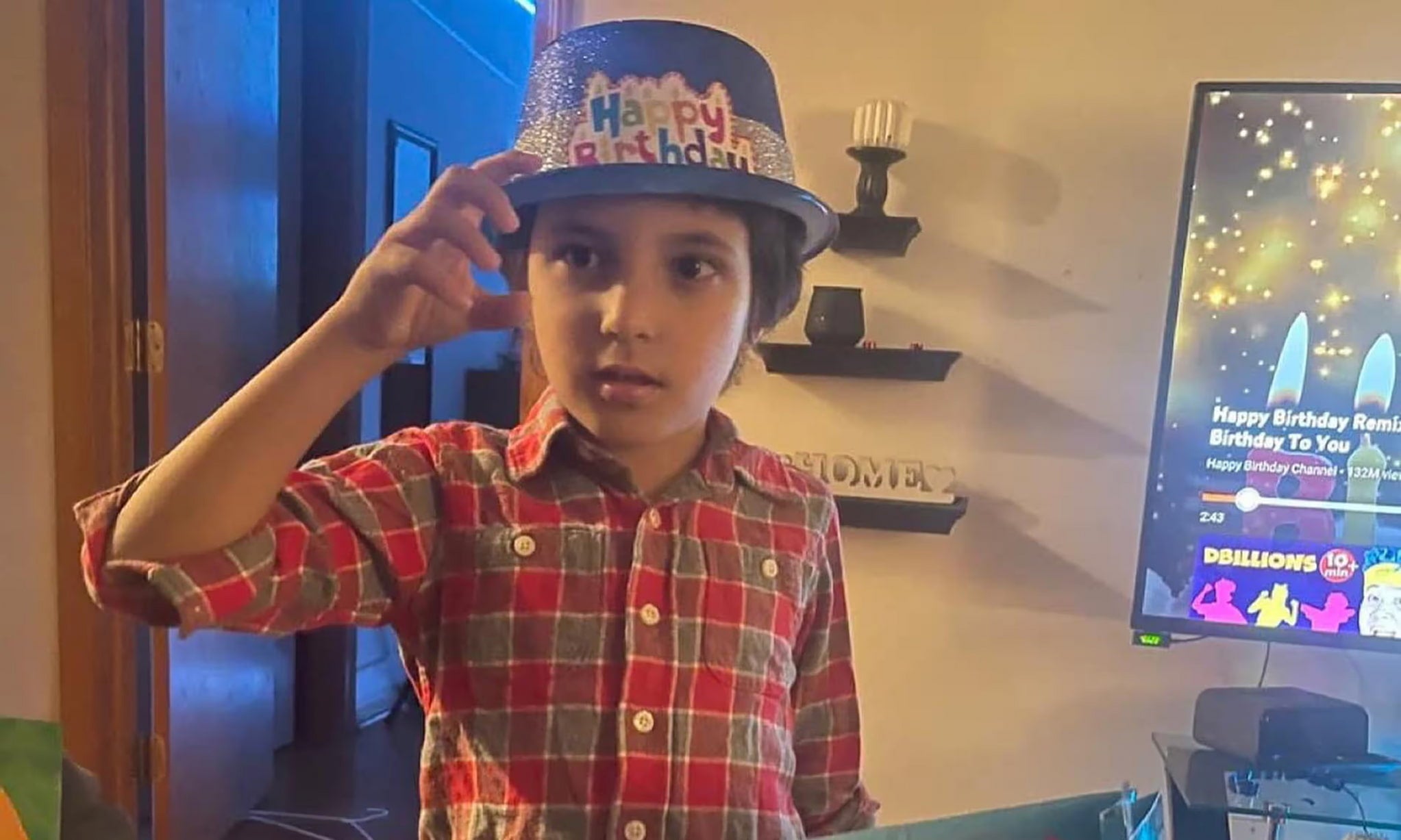 Six-year-old Wadea Al-Fayoume, a Palestinian American child who was murdered by his landlord from a knife attack in October 2023, in Plainfield, Illinois. Wadee’s mother Hanan Shaheen was critically injured in the same attack.